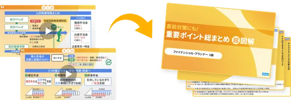 全6科目分の要点まとめ図解(約100ページ)