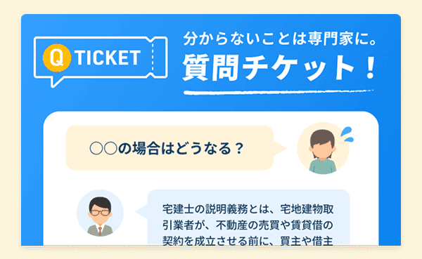 分からないを残さない。質問チケット
